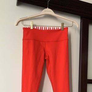 Lululemon full length red pants size 6